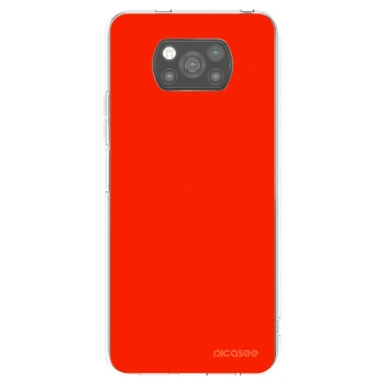 Picasee silikonový černý obal pro Xiaomi Poco X3 - Maranello Red