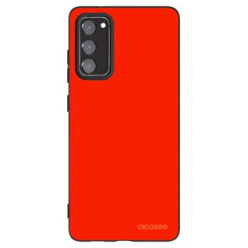 Picasee silikonový černý obal pro Samsung Galaxy S20 FE - Maranello Red