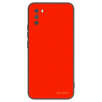 Picasee silikonový černý obal pro Xiaomi Poco M3 - Maranello Red