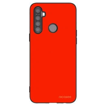 Picasee silikonový černý obal pro Realme 5 - Maranello Red