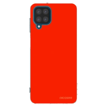 Picasee silikonový průhledný obal pro Samsung Galaxy A12 A125F - Maranello Red