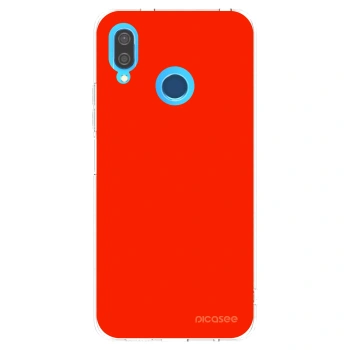 Picasee silikonový průhledný obal pro Huawei P20 Lite - Maranello Red