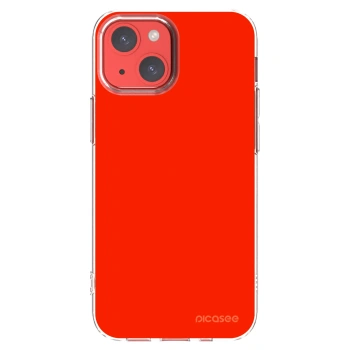 Picasee silikonový průhledný obal pro Apple iPhone 13 mini - Maranello Red