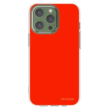 Picasee silikonový průhledný obal pro Apple iPhone 13 Pro - Maranello Red