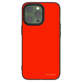 Picasee silikonový černý obal pro Apple iPhone 13 Pro - Maranello Red