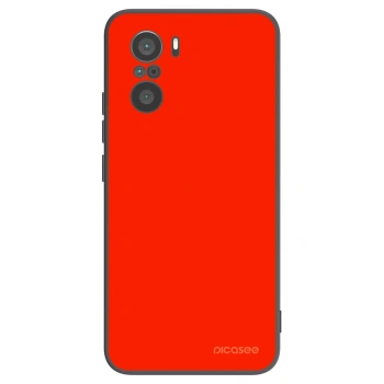 Picasee silikonový černý obal pro Xiaomi Poco F3 - Maranello Red