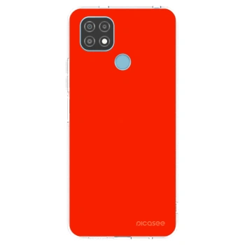 Picasee silikonový průhledný obal pro Realme C21 - Maranello Red