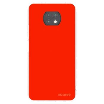 Picasee silikonový průhledný obal pro Xiaomi Redmi Note 9T - Maranello Red