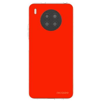 Picasee silikonový průhledný obal pro Huawei Nova 8i - Maranello Red