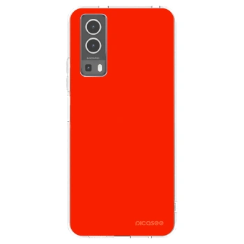 Picasee silikonový průhledný obal pro Vivo Y72 5G - Maranello Red