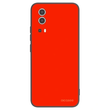 Picasee silikonový černý obal pro Vivo Y72 5G - Maranello Red