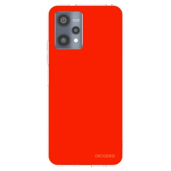 Picasee silikonový průhledný obal pro Realme 9 Pro 5G - Maranello Red