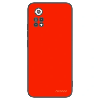 Picasee silikonový černý obal pro Xiaomi Poco X4 Pro 5G - Maranello Red
