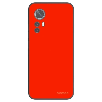 Picasee silikonový černý obal pro Xiaomi 12 - Maranello Red
