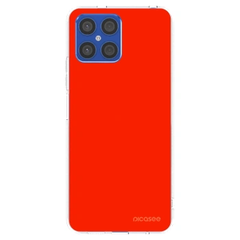 Picasee silikonový průhledný obal pro Honor X8 4G - Maranello Red