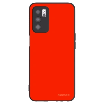 Picasee silikonový černý obal pro OPPO A16s - Maranello Red