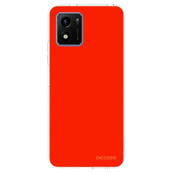 Picasee silikonový průhledný obal pro Vivo Y01 - Maranello Red