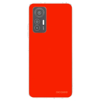 Picasee silikonový průhledný obal pro Xiaomi 12 Lite - Maranello Red