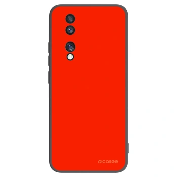 Picasee silikonový černý obal pro Honor 70 - Maranello Red