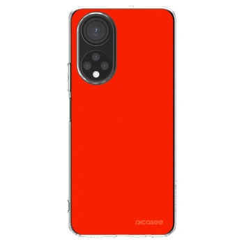Picasee silikonový průhledný obal pro Honor X7 - Maranello Red