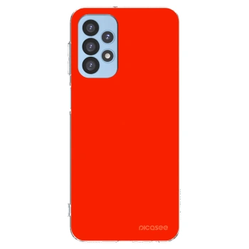Picasee silikonový průhledný obal pro Samsung Galaxy A23 A235F 4G - Maranello Red