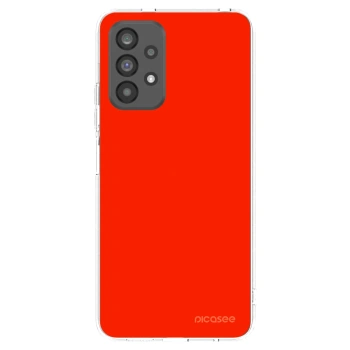 Picasee silikonový průhledný obal pro Samsung Galaxy A73 5G - Maranello Red