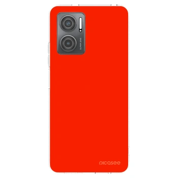 Picasee silikonový průhledný obal pro Xiaomi Redmi 10 5G - Maranello Red