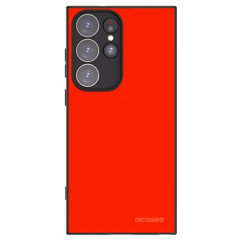 Picasee silikonový černý obal pro Samsung Galaxy S23 Ultra 5G - Maranello Red