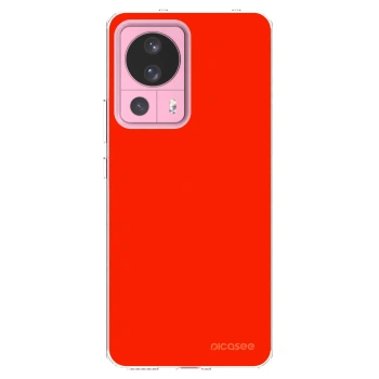 Picasee silikonový průhledný obal pro Xiaomi 13 Lite - Maranello Red