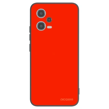 Picasee silikonový černý obal pro Xiaomi Redmi Note 12 5G - Maranello Red