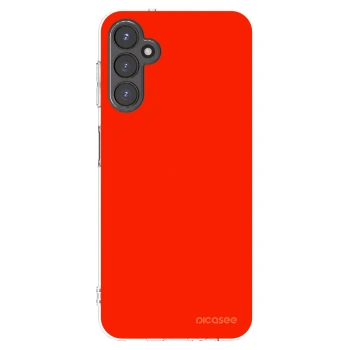 Picasee silikonový průhledný obal pro Samsung Galaxy A14 5G A146P - Maranello Red