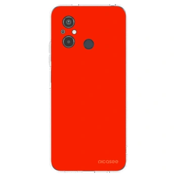 Picasee silikonový průhledný obal pro Xiaomi Redmi 12C - Maranello Red