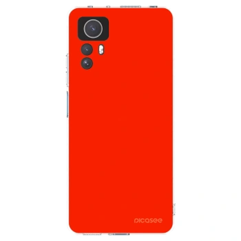 Picasee silikonový průhledný obal pro Xiaomi Redmi Note 12S - Maranello Red