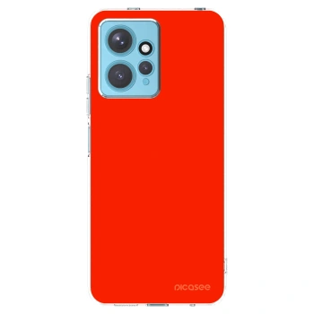 Picasee silikonový průhledný obal pro Xiaomi Redmi Note 12 4G - Maranello Red
