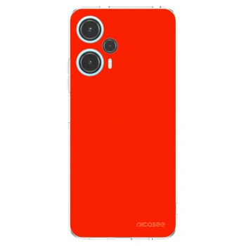 Picasee silikonový průhledný obal pro Xiaomi Poco F5 - Maranello Red