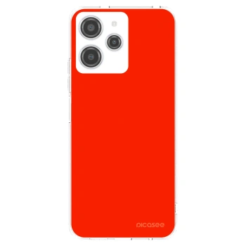 Picasee silikonový průhledný obal pro Xiaomi Redmi 12 4G - Maranello Red
