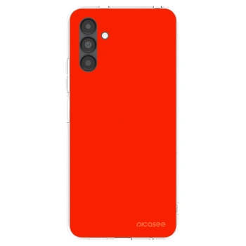 Picasee silikonový průhledný obal pro Samsung Galaxy A04s A047F - Maranello Red