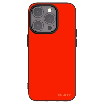 Picasee silikonový černý obal pro Apple iPhone 15 Pro - Maranello Red
