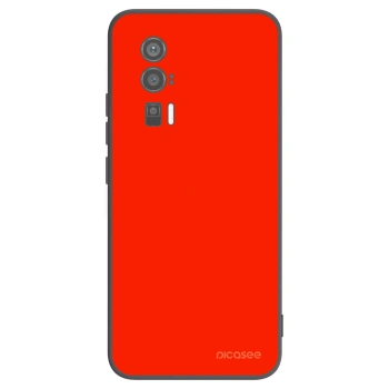 Picasee silikonový černý obal pro Xiaomi Poco F5 Pro 5G - Maranello Red
