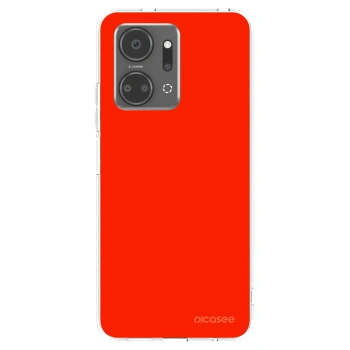 Picasee silikonový průhledný obal pro Honor X7a - Maranello Red