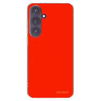 Picasee silikonový průhledný obal pro Samsung Galaxy S24+ S926B 5G - Maranello Red