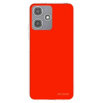 Picasee silikonový průhledný obal pro Xiaomi Redmi 12 5G - Maranello Red