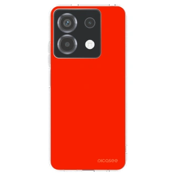 Picasee silikonový průhledný obal pro Xiaomi Poco X6 - Maranello Red