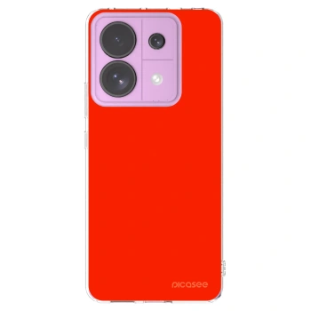 Picasee silikonový průhledný obal pro Xiaomi Redmi Note 13 Pro 5G - Maranello Red