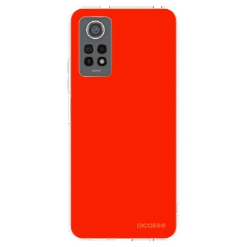 Picasee silikonový průhledný obal pro Xiaomi Redmi Note 12 Pro 4G - Maranello Red
