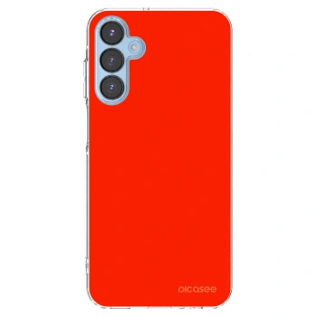 Picasee silikonový průhledný obal pro Samsung Galaxy A15 A156B 5G - Maranello Red