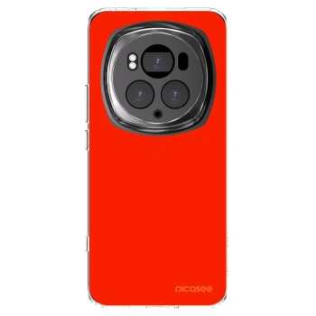 Picasee silikonový průhledný obal pro Honor Magic6 Pro - Maranello Red