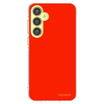 Picasee silikonový průhledný obal pro Samsung Galaxy A35 5G A356B - Maranello Red