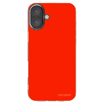 Picasee silikonový průhledný obal pro Apple iPhone 16 Plus - Maranello Red