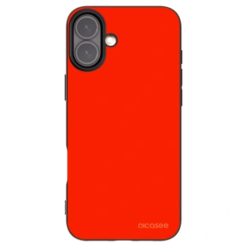 Picasee silikonový černý obal pro Apple iPhone 16 Plus - Maranello Red